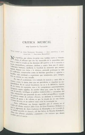 Crítica musical