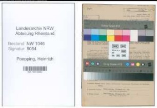 Entnazifizierung Heinrich Poepping , geb. 15.07.1911 (Justizangestellter)