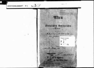Belegakte zu dem Zivilstandsregister der Juden der Gemeinde Büren (Büren I) (T 1866-1874)