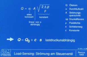 Load-Sensing: Strömung am Steuerventil