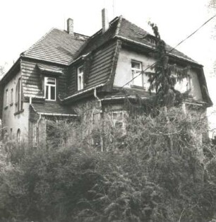 Dresden-Cossebaude, Meißner Straße 18. Wohnhaus (um 1910). Gartenansicht