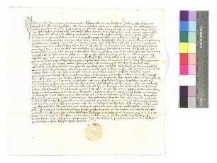 Hans Jeger, genannt Veitsmüller, Stadtmüller in Weikersheim, Gefängnis; Siegel: Stadt Weikersheim.