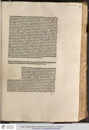 Plutarchi Historiographi greci de vita atque gestis Sylle historia per Guarnium Veronensem poetam eximium in latinum traducta linguagium incipit.