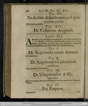 Liber XLI.