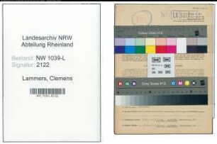 Entnazifizierung Clemens Lammers , geb. 01.03.1910 (Textilkaufmann)