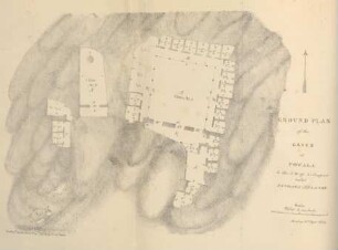 Ground plan of the caves at Powala