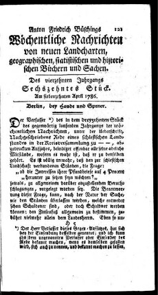 Sechszehntes Stück