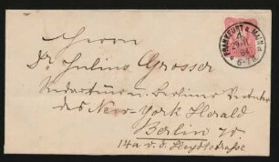 Brief an Julius Grosser : 29.11.1884