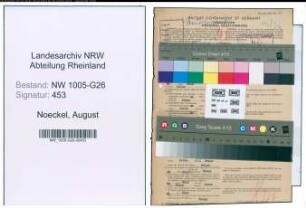 Entnazifizierung August Noeckel , geb. 30.11.1896 (Treuhaendler)