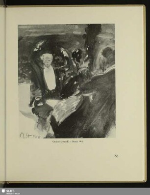 Orchesterprobe (E. V. Schuch). 1910