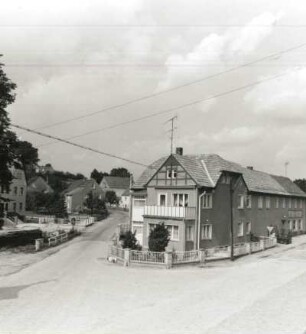Dürrröhrsdorf - Dittersbach. Blick zur Eschdorfer Straße