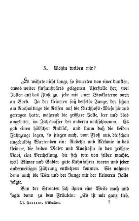 X. Wohin treiben wir?