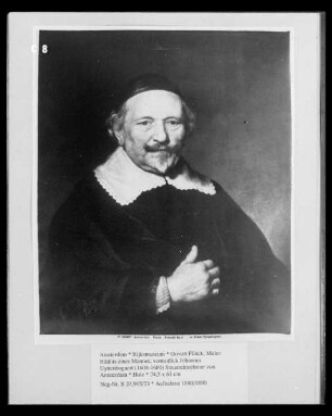 Bildnis eines Mannes, vermutlich Johannes Uyttenbogaert (1608-1680) Steuereinnehmer von Amsterdam