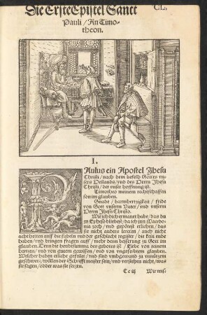 Die Erste Epistel Sanct Pauli/ An Timotheon.