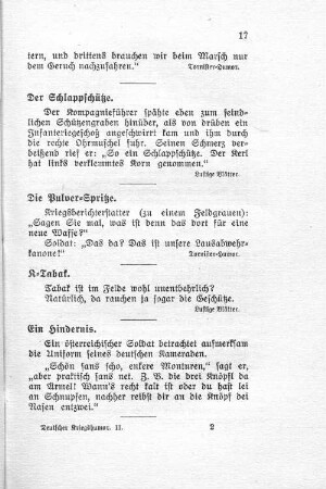 Ein Hindernis.