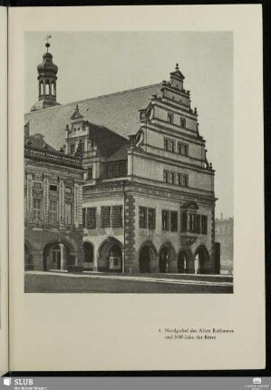 3. Nordgiebel des Alten Rathauses und NW-Ecke der Börse