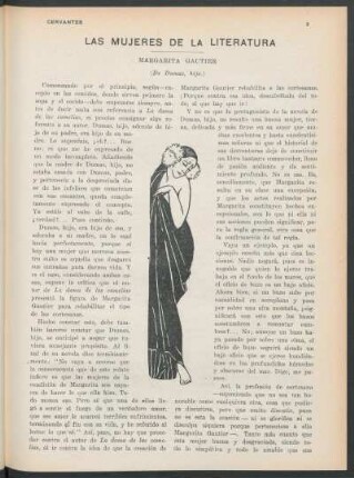 Las mujeres de la literatura - Margarita Gautier : (De Dumas, hijo.)