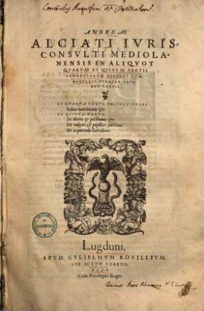 In aliquot quartae & quintae partis pandectarum titulos commentarii