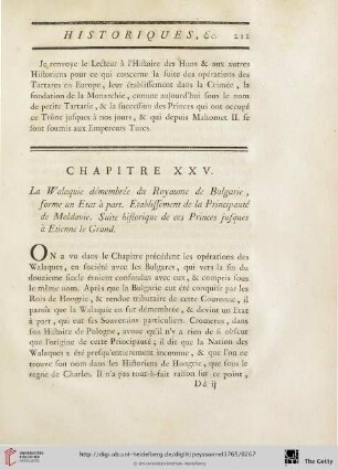 Chapitre XXV