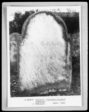 Grabstein von Joseph Goldschmidt