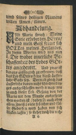 Abhandelung.