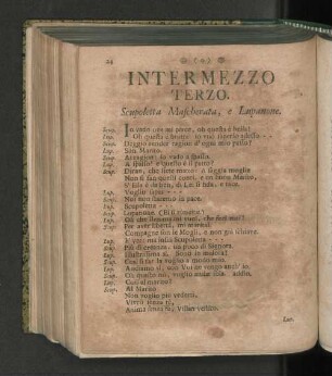 Intermezzo Terzo.