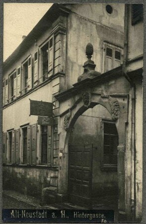 Hintergasse. Gasthaus zur Krone