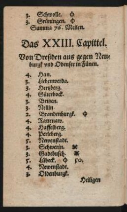 Das XXIII. Capittel.