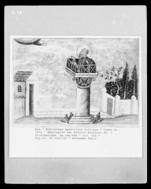 Menologion des Kaisers Basileios II. — Menologion des Kaisers Basileios II., Folio 208Miniatur