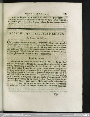 Maladies Qui Affectent Le Nez