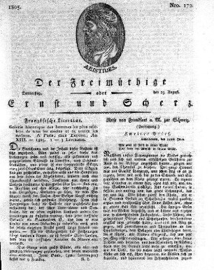 Nro. 172, Donnerstag den 29. August