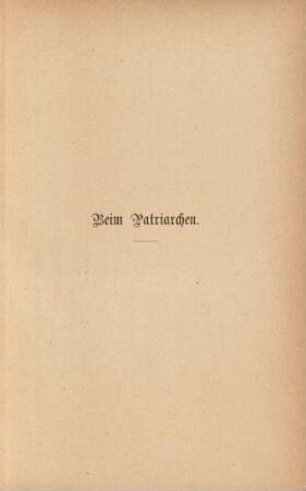 Beim Patriarchen
