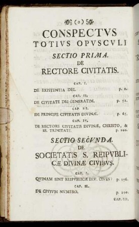Conspectus Totius Opusculi