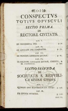 Conspectus Totius Opusculi