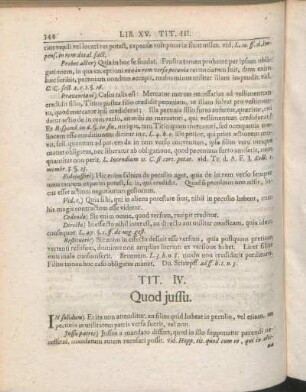 Tit. IV. Quod jussu.