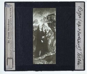 Weyden, Verkündigungstriptychon (Louvre/Turin) : Rechter Seitenflügel des Verkündigungs-Triptychons (Mitteltafel im Louvre),