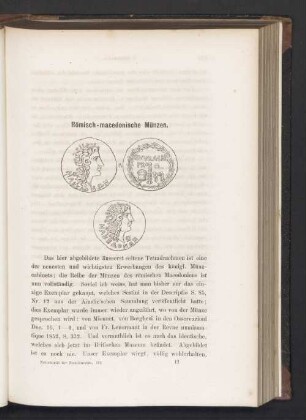 Römisch-macedonische Münzen