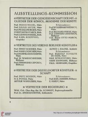 Ausstellungs-Kommission