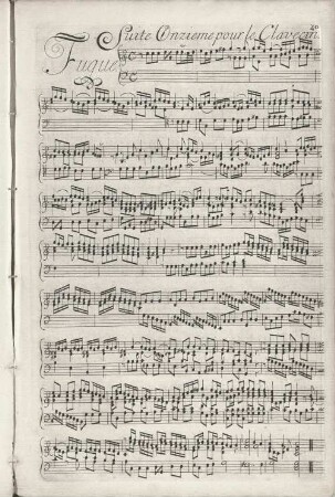 Suite Onzieme pour le Clavecin