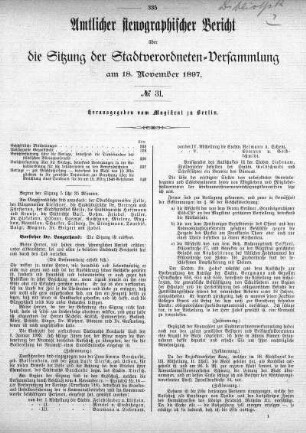 No. 31, 18. November 1897
