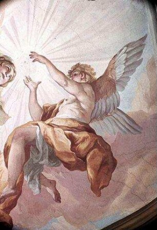 Die drei göttlichen Tugenden Glaube, Hoffnung, Liebe und Demut