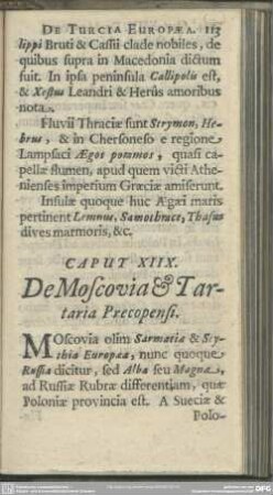 Caput XIIX. De Moscovia & Tartaria Precopensi