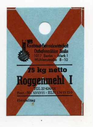 VEB Kombinat Getreidewirtschaft Osthafenmühle