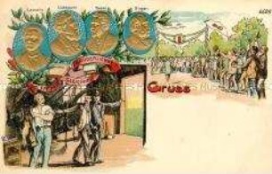 Postkarte der Arbeiterbewegung
