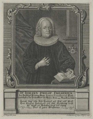 Bildnis des Iohann Philip Fresenius