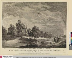 L'ARC-EN-CIEL. SECONDE VÜE DE FLANDRES. [Der Regenbogen. Zweite Ansicht von Flandern]