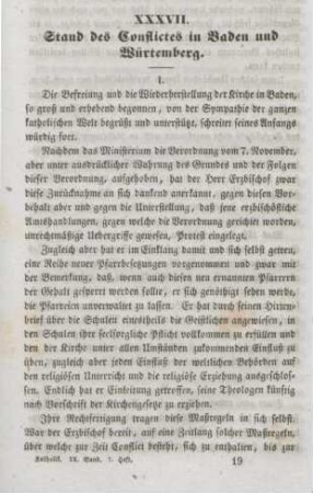289-293 Stand der Conflictes in Baden und Würtemberg
