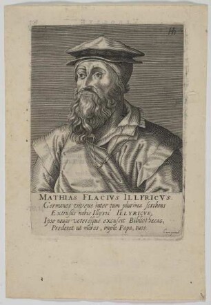 Bildnis des Mathias Flacivs Illyricus