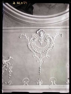 Kloster, Neue Abtei; Stuck, Treppenhaus im 1. Obergeschoss