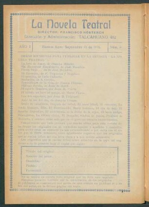 1918000500: Honor de familia : comedia dramática